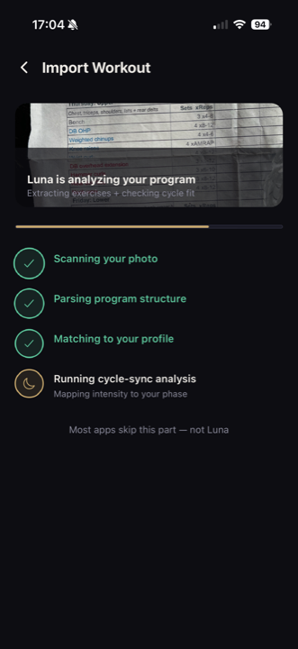 Matching program to your profile